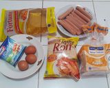 Foto langkah ke 1 dari resep Roti gulung sosis keju paling mudah, semua bisa 😘😘.