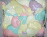 Foto langkah ke 4 dari resep Rainbow ogura cake.