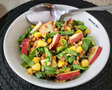 Foto del paso 6 de la receta: Ensalada de lentejas con manzana, espinacas y maíz
