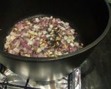 A picture of step 2 of Capsicum sauce.