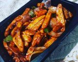चिली पोटैटो (Chilli Potato recipe in Hindi) रेसिपी चरण 7 फोटो
