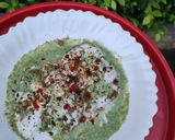 A picture of step 5 of Aloo dahi bara chat.