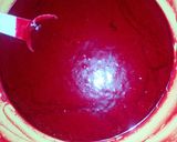 A picture of step 1 of Red velvet cupcakes (oil based).