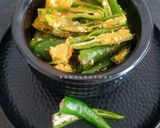 A picture of step 6 of Green Chillies Pickle.
