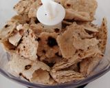 A picture of step 1 of Leftover roti Churma lodoo.