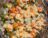 Foto del paso 4 de la receta: Ensalada de coliflor y atún con verduras