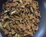 A picture of step 3 of Potlakaya Thalimpu.