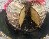 Foto del paso 10 de la receta: Tarta rellena de crema de almendras y cobertura de chocolates