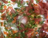 A picture of step 2 of Millet flour vegetable uttapam.