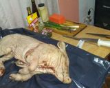 Foto del paso 1 de la receta: Lechón a la estaca