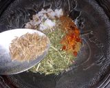 A picture of step 5 of Allu Karahi.