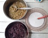 Foto langkah ke 6 dari resep Bubur kacang ijo dan ketan hitam empuk.