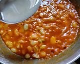 A picture of step 3 of Lima beans sabji.