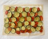 A picture of step 6 of Tomato and Zucchini Galette (Tart).