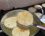 A picture of step 9 of Rajasthani aloo pyaaz kachori.