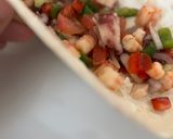 Foto del paso 4 de la receta: Tacos de salpicón con vinagreta y queso crema - Receta de Batch Cooking
