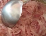 A picture of step 1 of Beef Kaleji.