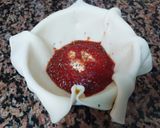 Foto del paso 3 de la receta: Cerdo con sesos de hojaldre de mozzarella
