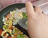 Foto langkah ke 4 dari resep Tumis Ikan Asin Peda Jagung manis dan pete.