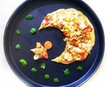 मिक्स व्हेज चीझ पिझ्झा मून (mix veg cheese pizza recipe in marathi) रेसिपी स्टेप 9 फोटो 