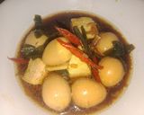 Foto langkah ke 7 dari resep Telur Puyuh dan Tahu Kuah Kecap.