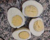 A picture of step 1 of Stuffed eggs.