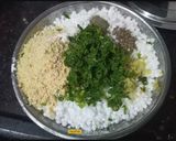 A picture of step 2 of Falhari Sabudana Vada / Sago Balls Vada.