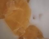 Foto langkah ke 3 dari resep Milk Jelly Mango.