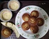 รูปขั้นตอนการทำที่ 8 ของ มัฟฟินกล้วยหอม (หม้ออบลมร้อน)