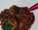 Foto del paso 9 de la receta: Albóndigas de espinacas en salsa de confit de pato