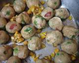 Corn stuffed semolina balls recipe step 5 photo