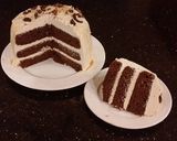 A picture of step 21 of Chocolate Layer Cake With Whipped Salted Caramel Cream Filling and Frosting.