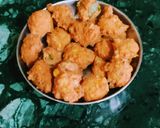 A picture of step 5 of Leftover Chana daal Pakoda With Ghugni.
