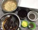 Foto langkah ke 1 dari resep Granola Bar - healthy energy bar - cemilan sehat plus enak.