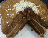 Foto del paso 14 de la receta: Tarta de turrón, chocolate y almendras