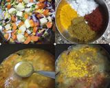 A picture of step 3 of Spicy & Healthy Mixed Vegetable Masala Khichdi.