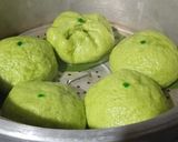 Foto langkah ke 7 dari resep Bakpao Daun Kelor No Mixer.