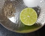 A picture of step 1 of Sabudana khichdi.