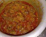 A picture of step 5 of Beef korma in another style.