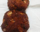 A picture of step 8 of Crispy chana squares.