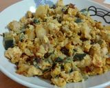 Foto del paso 5 de la receta Revuelto de calabacín, patata y cebolla
