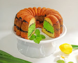 Foto langkah ke 7 dari resep Topo Map Love Cake/Kek Alunan Kasih.
