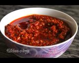 A picture of step 1 of Schezwan Sauce.