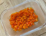 Foto del paso 1 de la receta: Flan de atún compuesto con pimiento rojo y gambas
