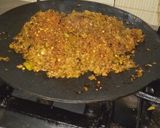 A picture of step 7 of Mutton Tawa qeema.