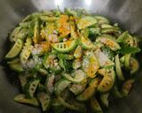 A picture of step 3 of Spiny Gourd Sabji.