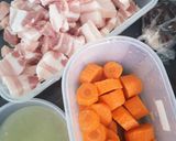 รูปขั้นตอนการทำที่ 2 ของ แกงส้มหมูสามชั้น