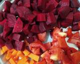 Beetroot soup with Mexican salad recipe step 4 photo