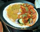 A picture of step 5 of Dosa Sandwich which is Simple and Tasty.