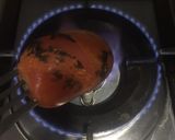 A picture of step 1 of Tamater garlic chutney.
